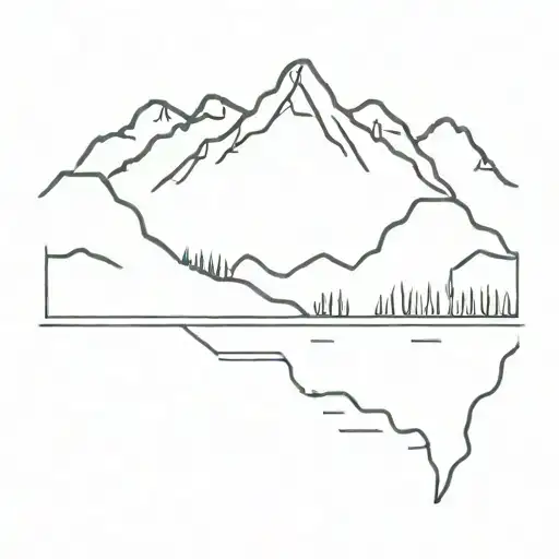 Mountain River Lake Forest