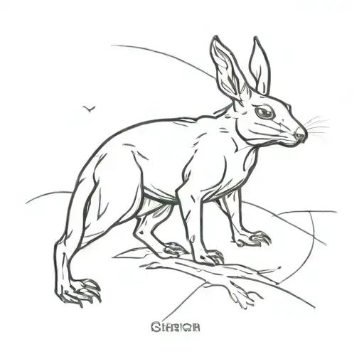 A Sketch Of A Native Animal From French Guiana Incorporated Into A Map Design