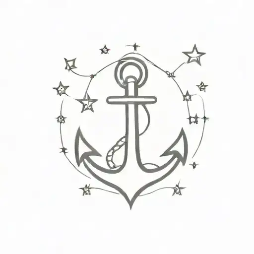 Marywana Moon And Star Boat Anchor