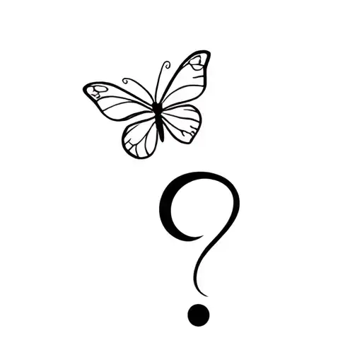 Butterfly And Semicolon