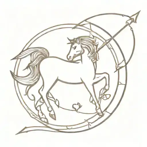 Sagittarius Tattoo Design Inspired