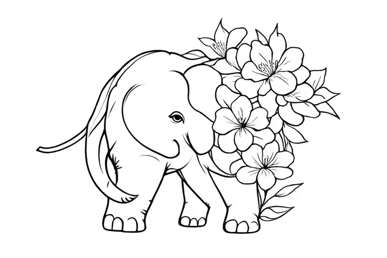 Elephant Thai Jasmine Flower