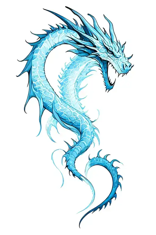 Ice Dragon Emerging