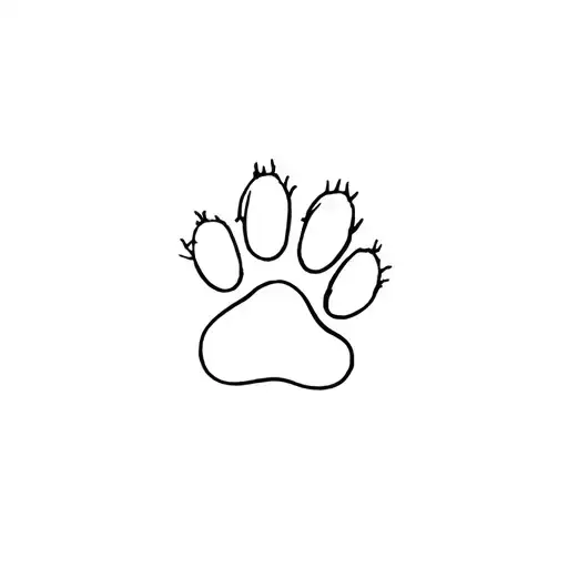 Dog Paw Print