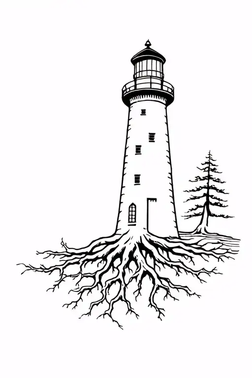 A Lighthouse With Roots