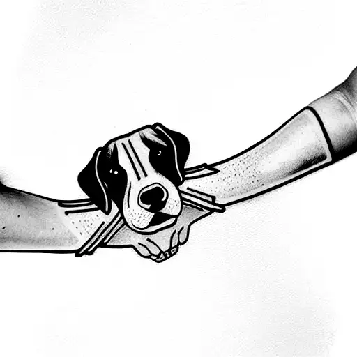 Colored 3 Kids And A Dog Sleeve