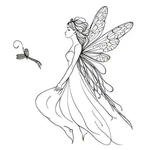 Fairy With Dragonfly Wings
