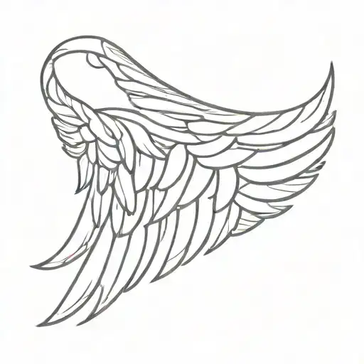 R M Angel Wing Attached