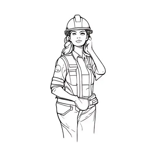 Female Construction Engineer