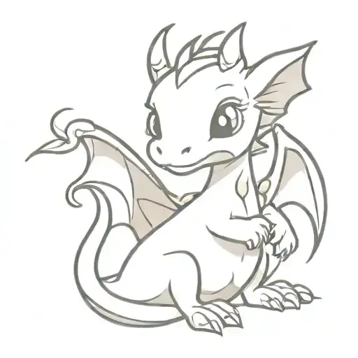 Cute Baby Dragon