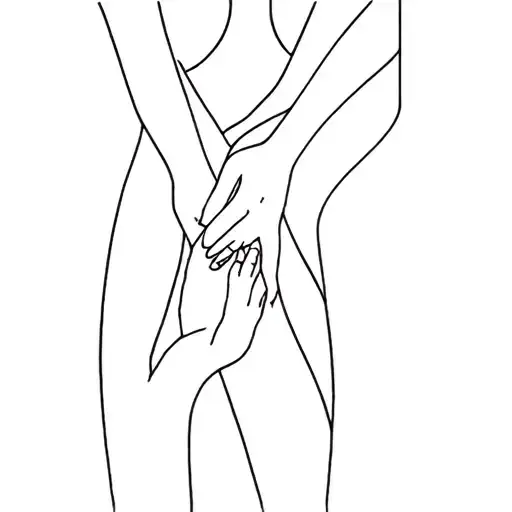 Vater Mother Child Holding Hands