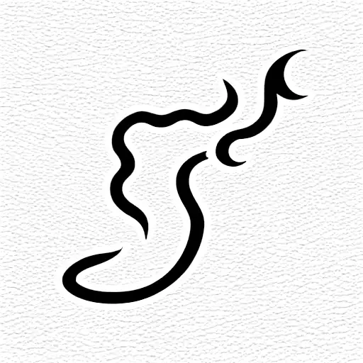 Leo Symbol Inside Fire