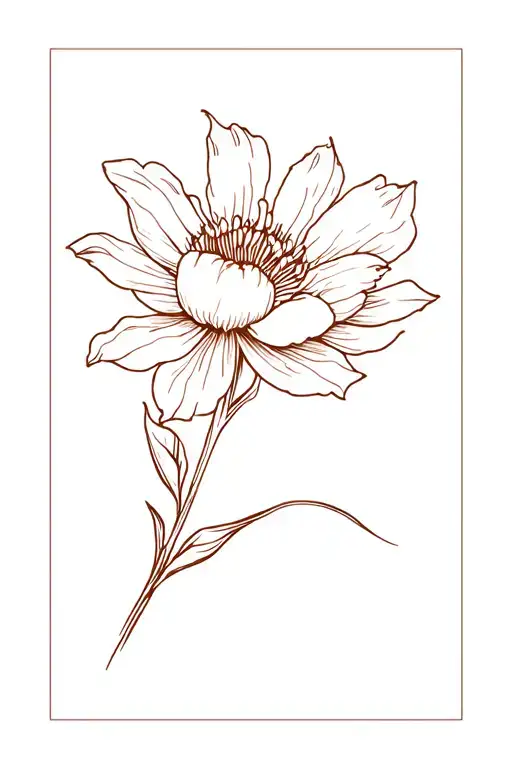 Birth Flower October With 10-28-1958