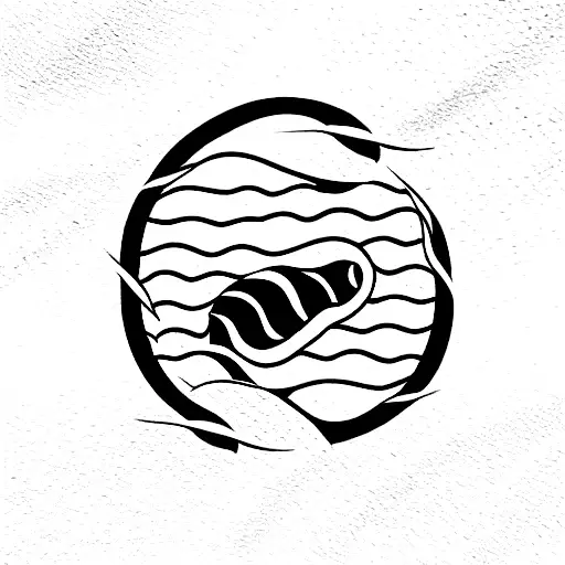 Ouroboros With Sun Inside