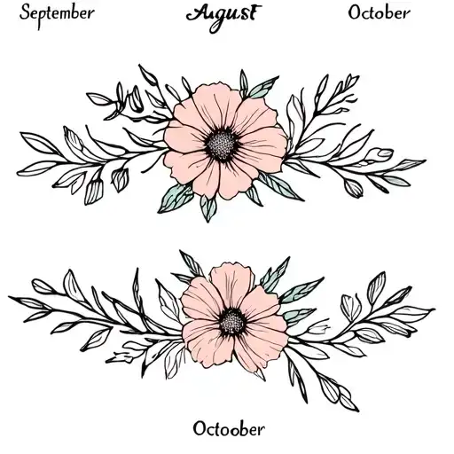 Birth Flower Bouquet July August September October