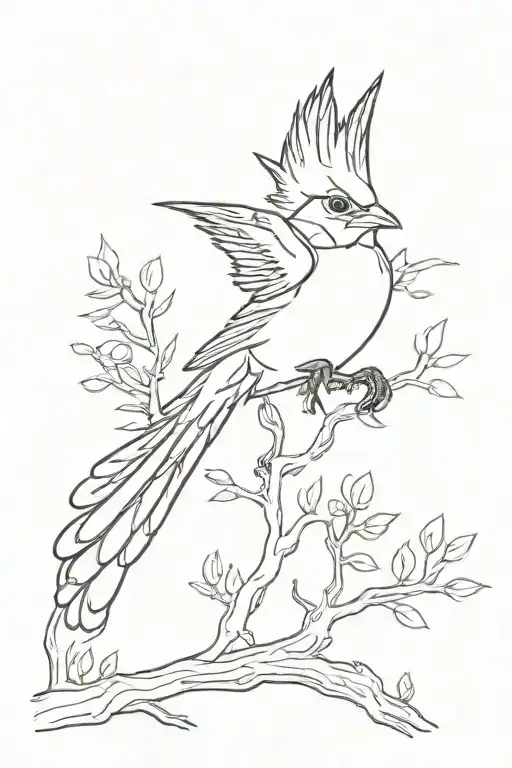 Steller's Jay Bird Flying