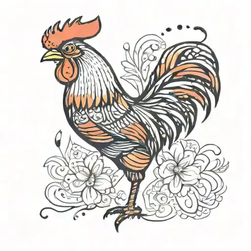 Colorful Rooster