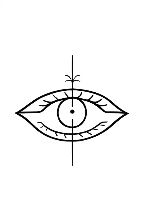 Oeil Protection Symbol