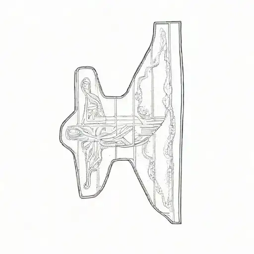 Cloud With Jesus Statue