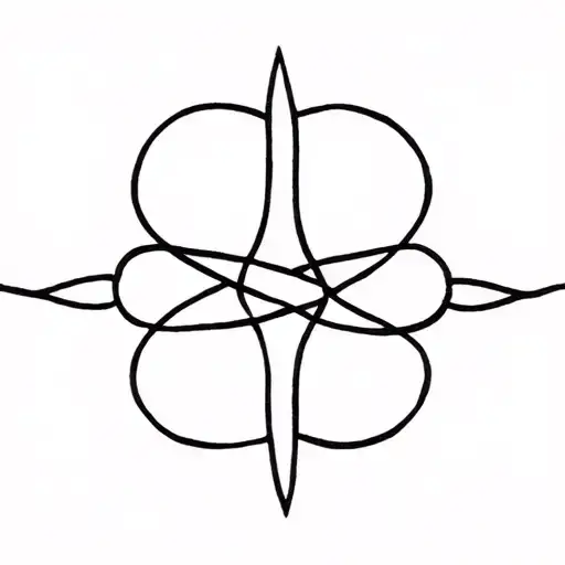 Lesbian Symbol Intertwined