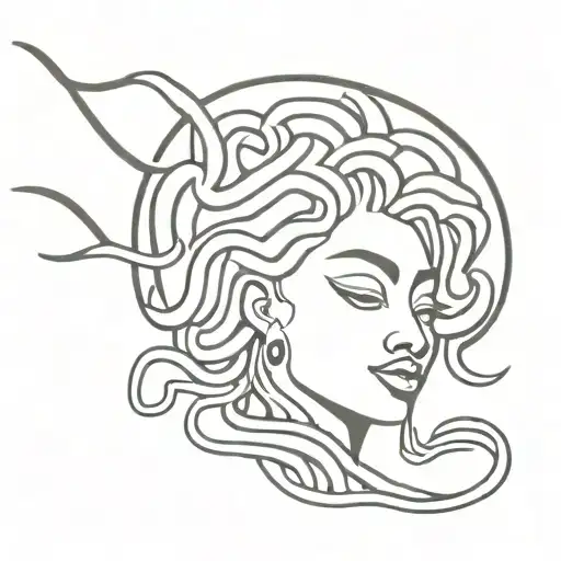 An Afrocentric Medusa Warrior