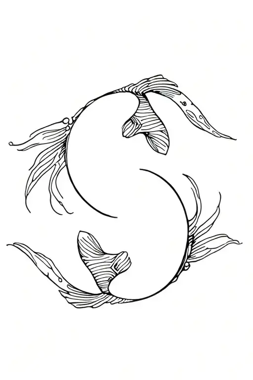 Koi Fish Yin Yang