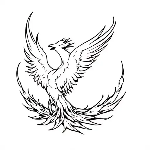 Phoenix Rising From Ashes