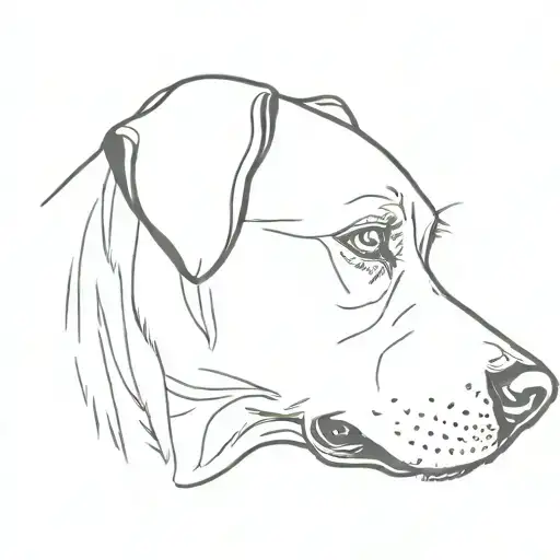 Labrador Dog Head