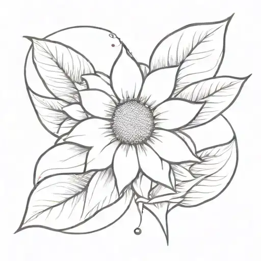 Hikari Written In Sunflower