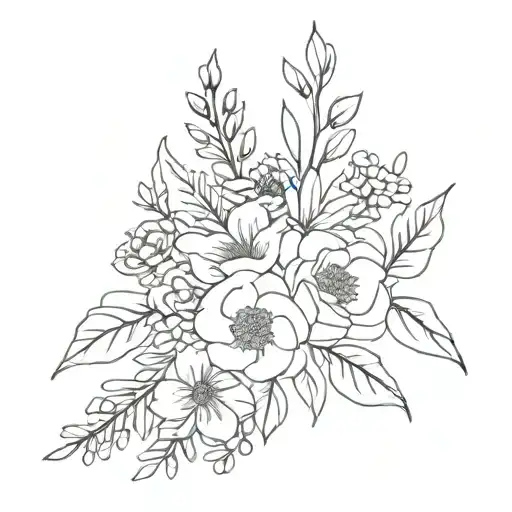 Birth Flower Bouquet