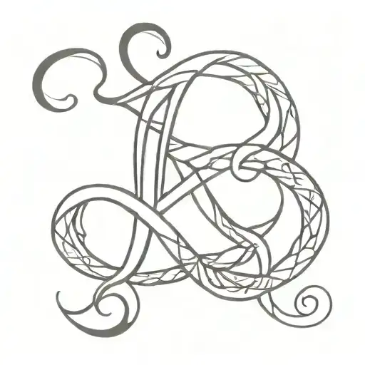 Letter H Infinity Symbol