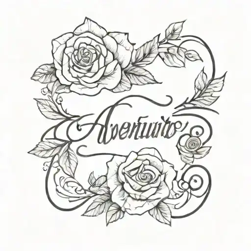 The Word Adventure With Compas Rose