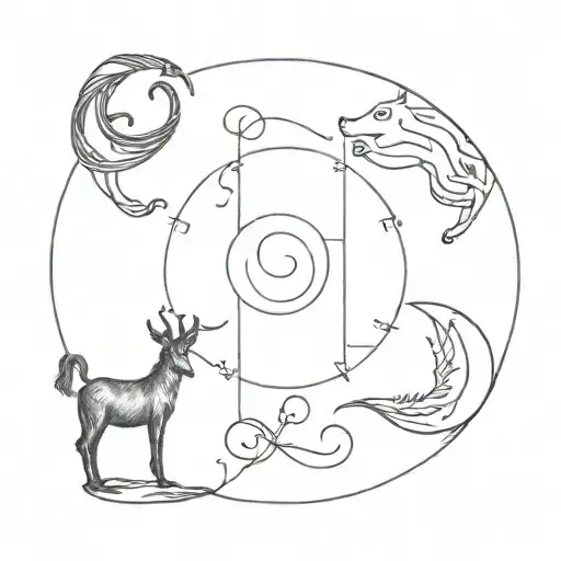 Zodiac Signs Intertwined