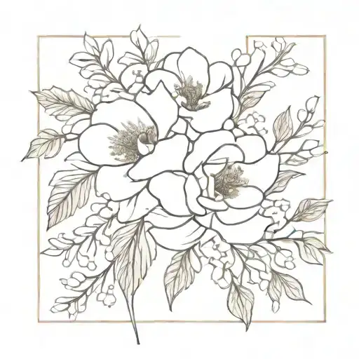 Birth Flower Bouquet