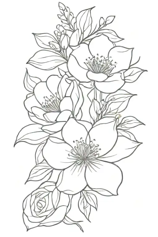 Birth Flower Bouquet