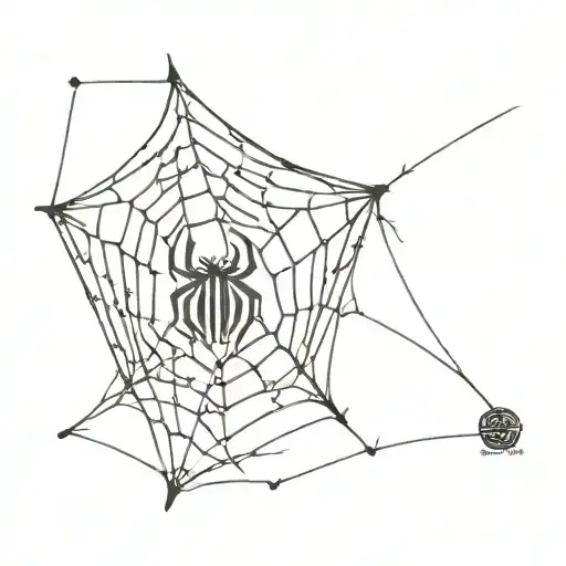 The Logo For Millonarios Fc With A Spider Web In The Background