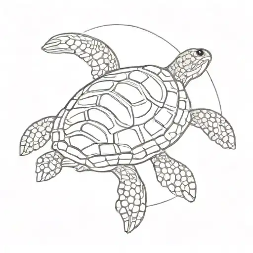 Turtle Swimming