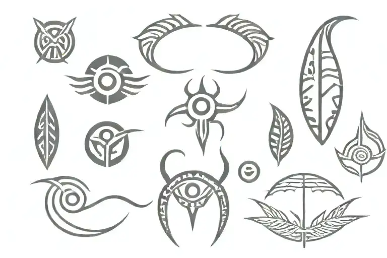 Taino Symbols Representing Strength