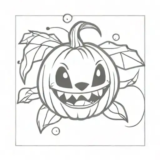 Stitch Pumpkin