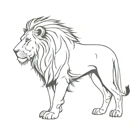 Lion Standing