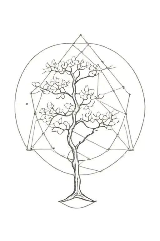 Japanese Sacred Geometry Tree