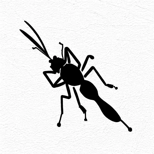 I Need You To Create A Minimalist Tattoo Of A Grasshopper Or Cricket