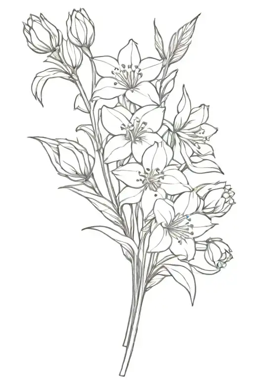 Rose Lilly Of The Valley Aster Narcissus Flower Bouquet