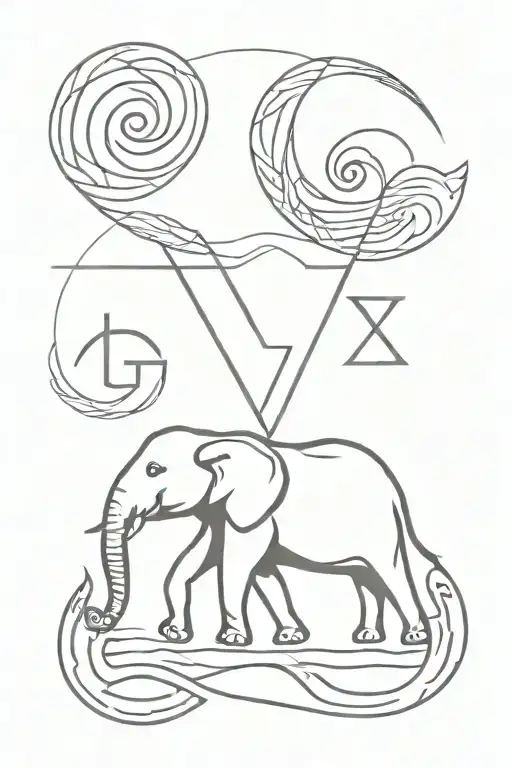 God Is Greater Than The Highs And Lows Symbol With Elephant