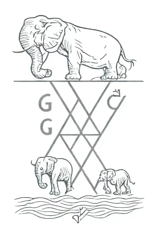 God Is Greater Than The Highs And Lows Symbol With Elephant