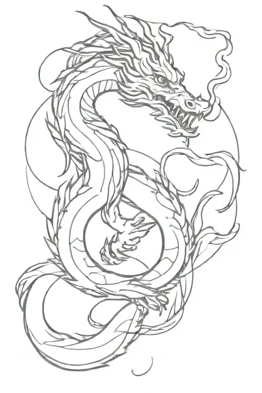 Korean Dragon Breathing Fire