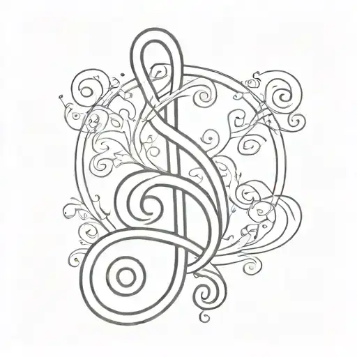 Grand Clef Symbol Intertwined
