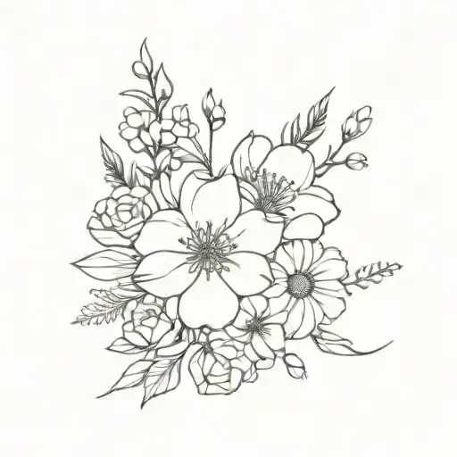 Birth Flower Bouquet