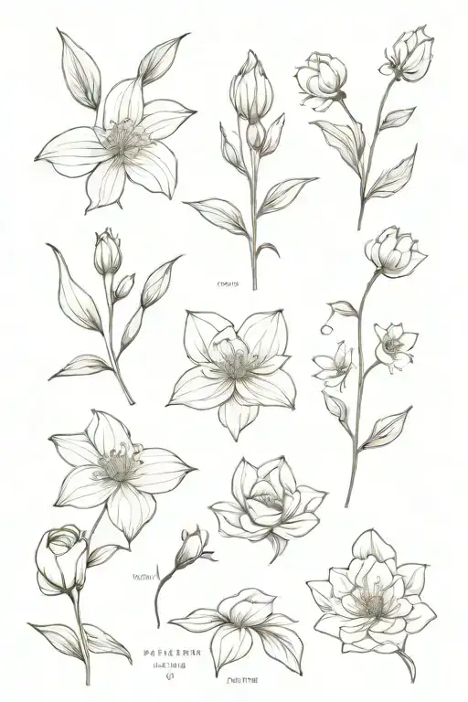 Birth Flowers For The Months April May June And October