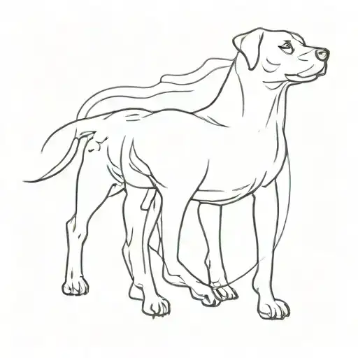 Garage Best Friend Picture Only Outerlines